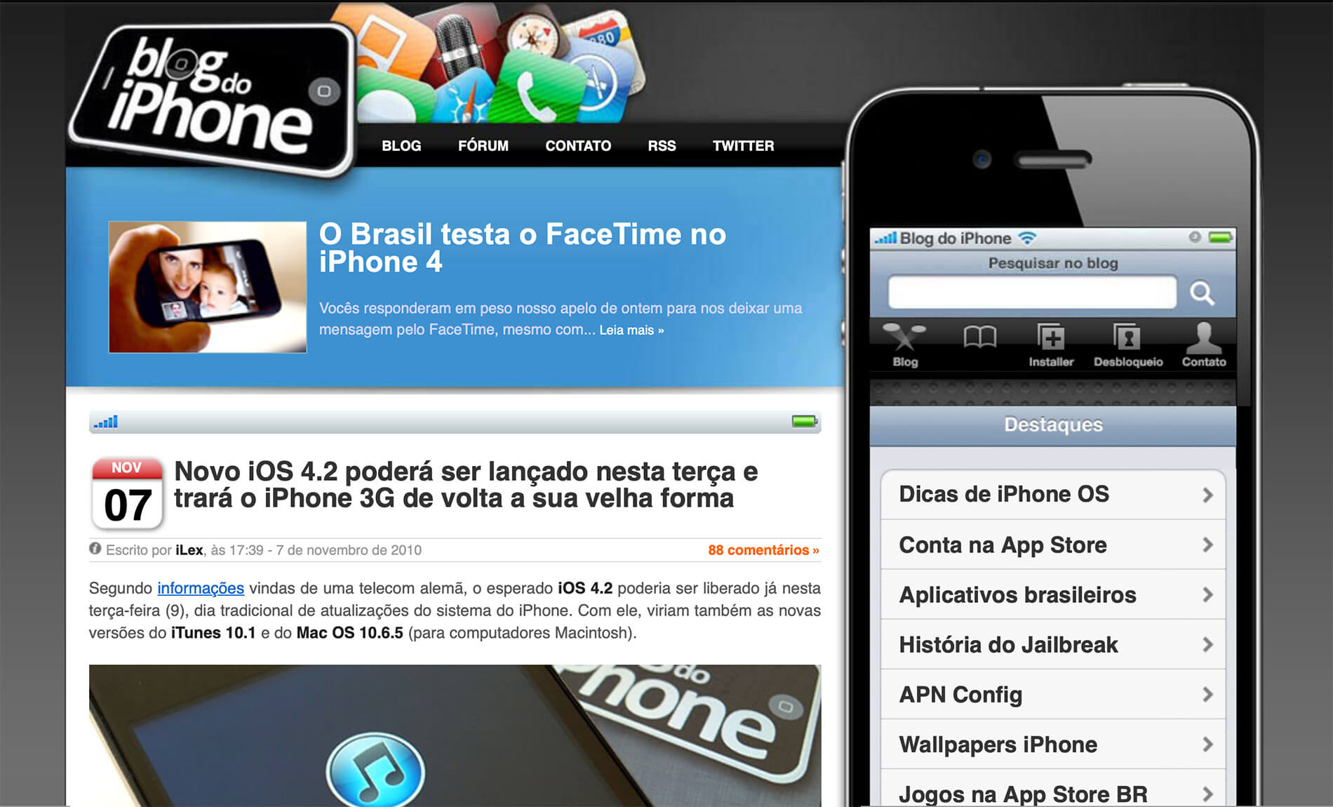 Layout BDI 2010 » Blog do iPhone