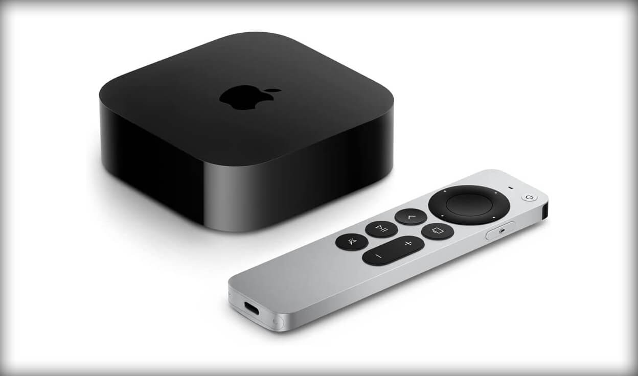 Apple TV com controle