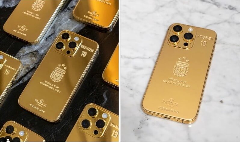 iPhone 14 Pro de ouro