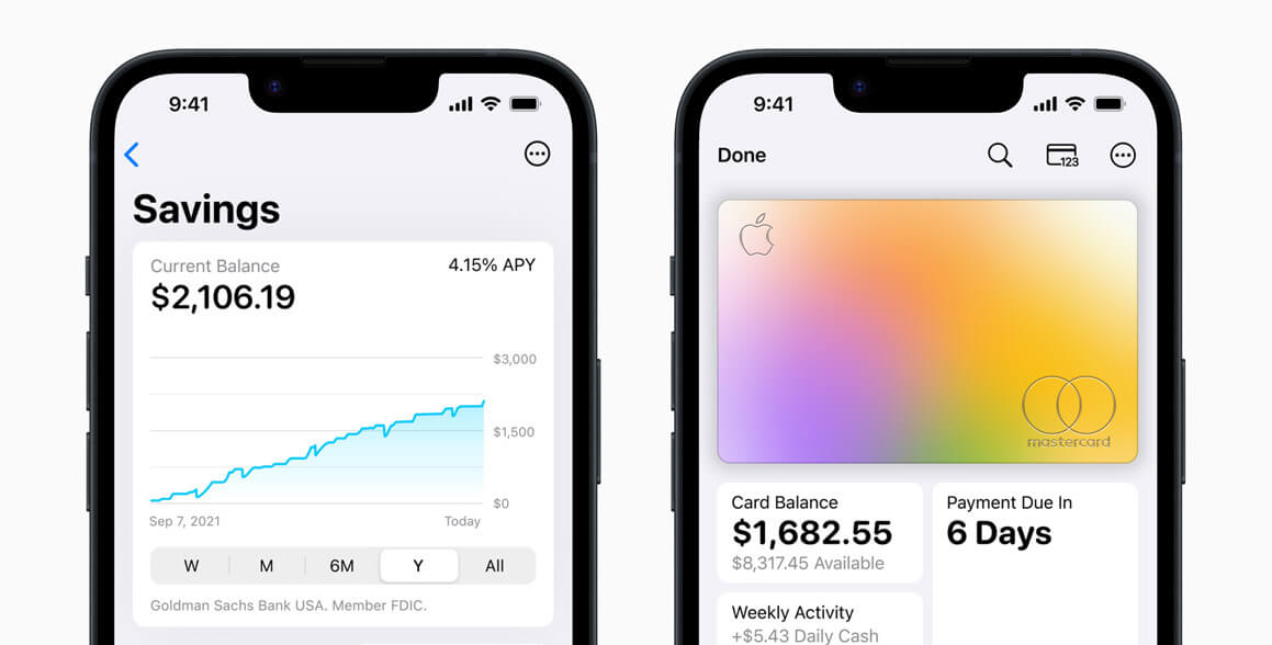 Apple Card Savings account