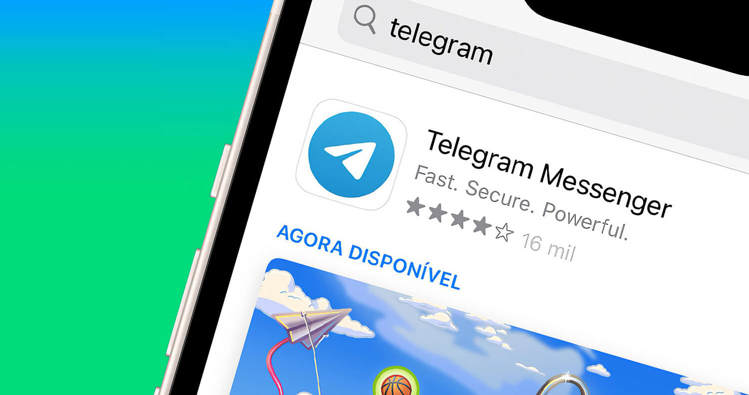 Telegram disponível