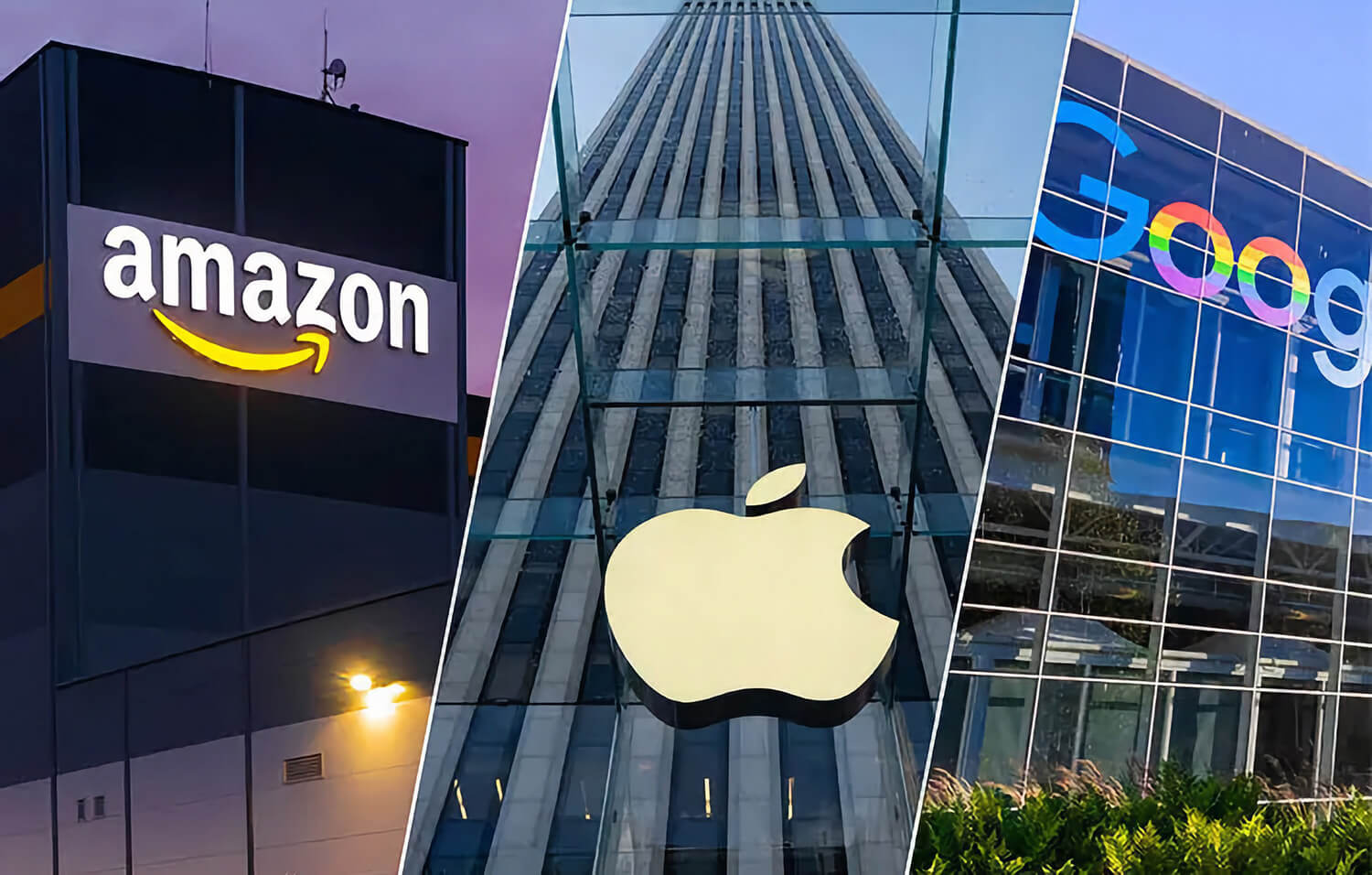 Amazon Apple Google
