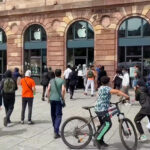 Vandalismo Apple Store Strasbourg França