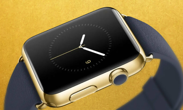 Apple Watch de ouro