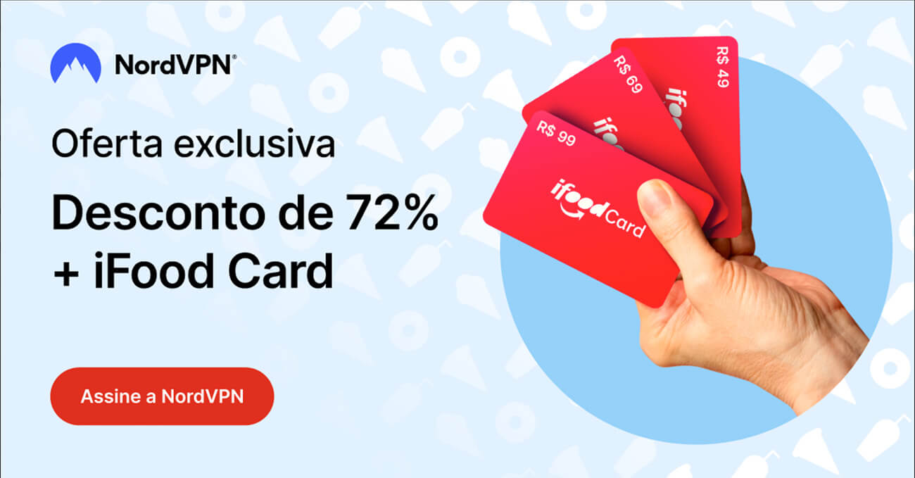 iFood Card com a NordVPN