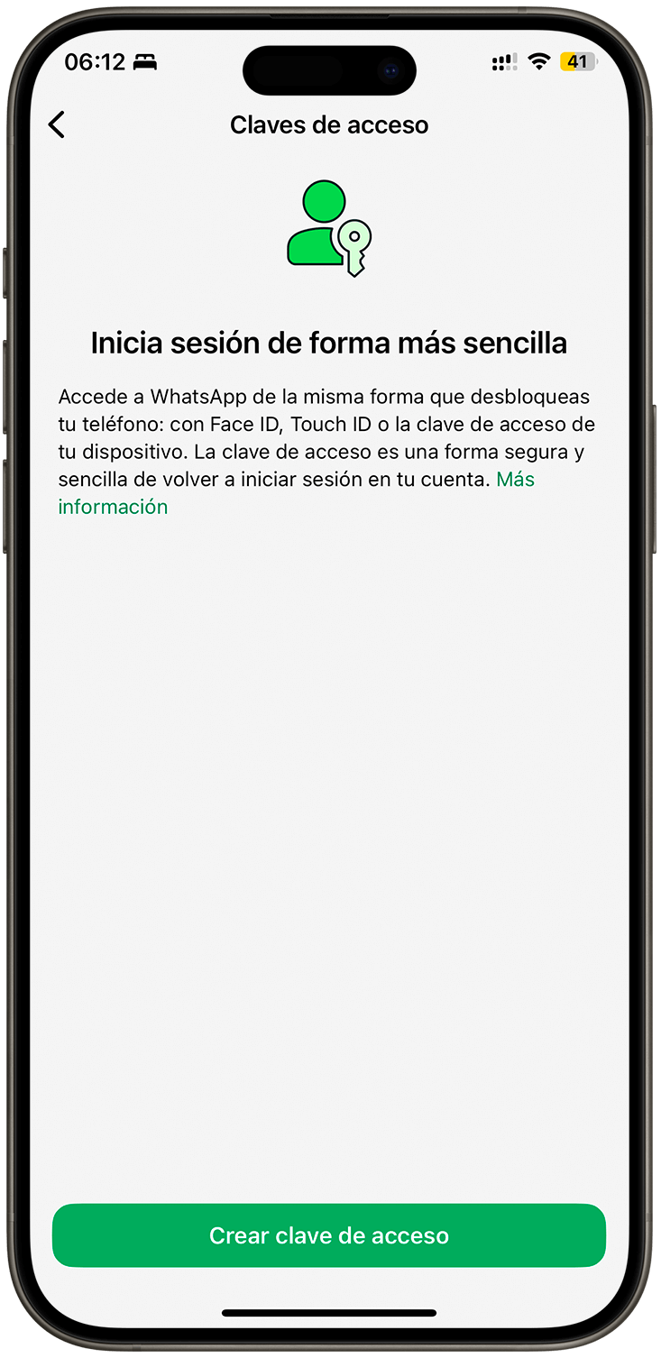WhatsApp Passkey