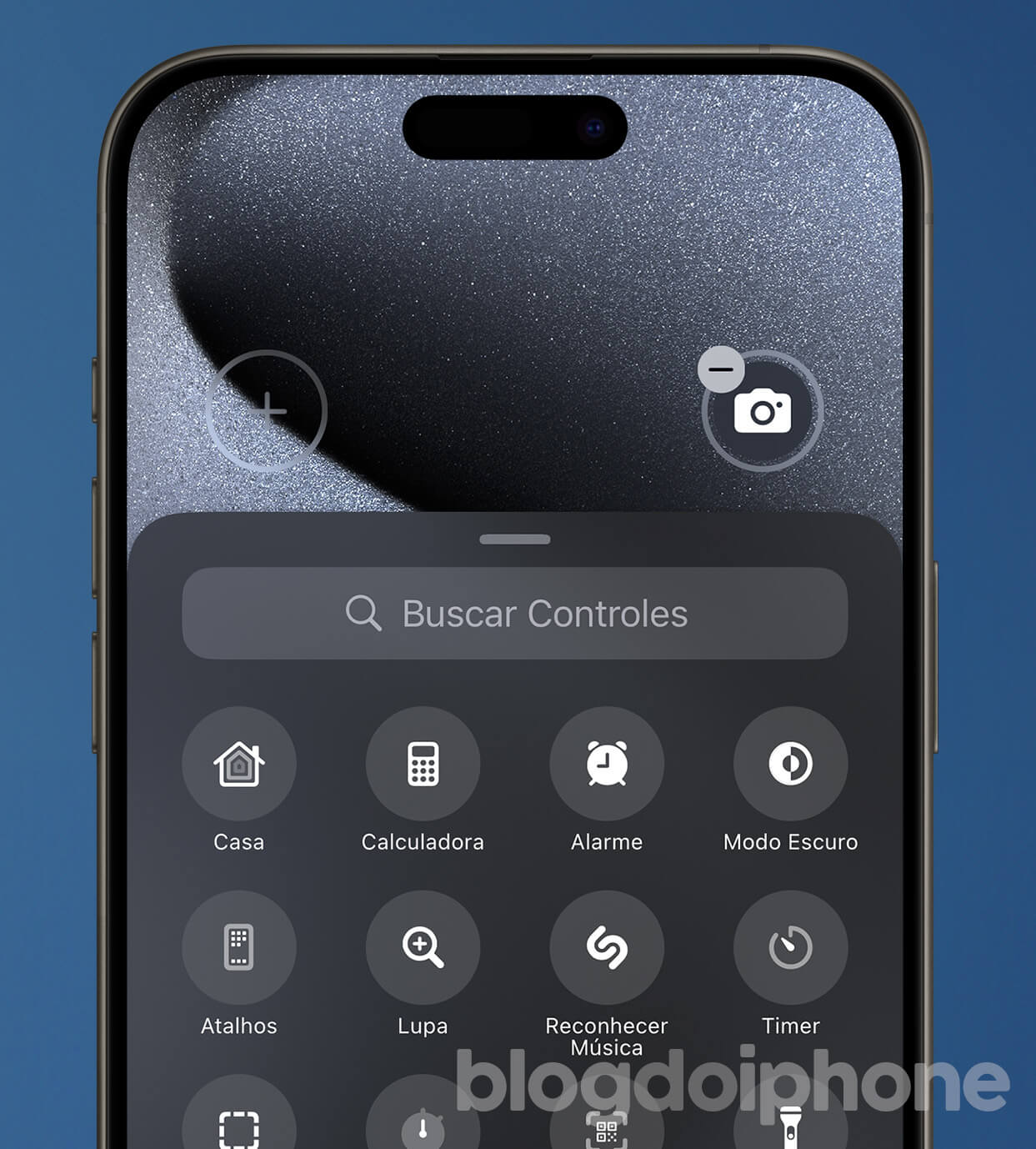 iOS 18 Atalho na tela bloqueada Lockscreen
