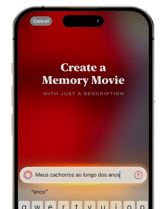 iOS 18 Fotos Create Memory