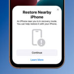 Restauração do iPhone sem PC