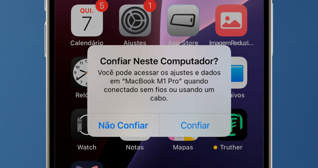 Confiar Nesse Computador iPhone iOS