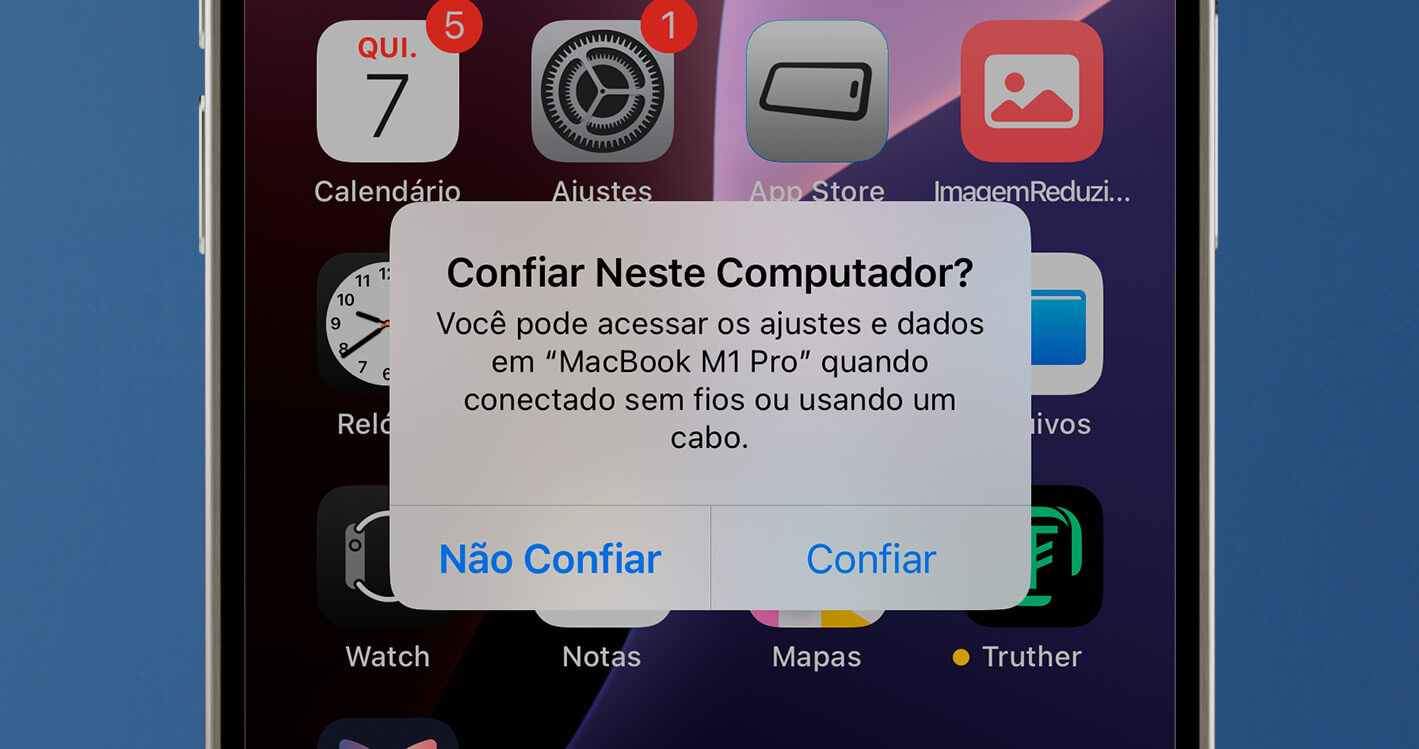 Confiar Nesse Computador iPhone iOS