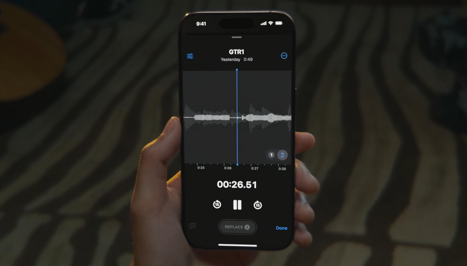 iOS 182 Gravação multifaixa