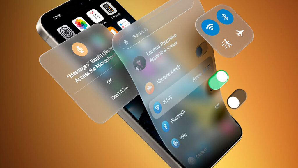 Novo visual iOS 19