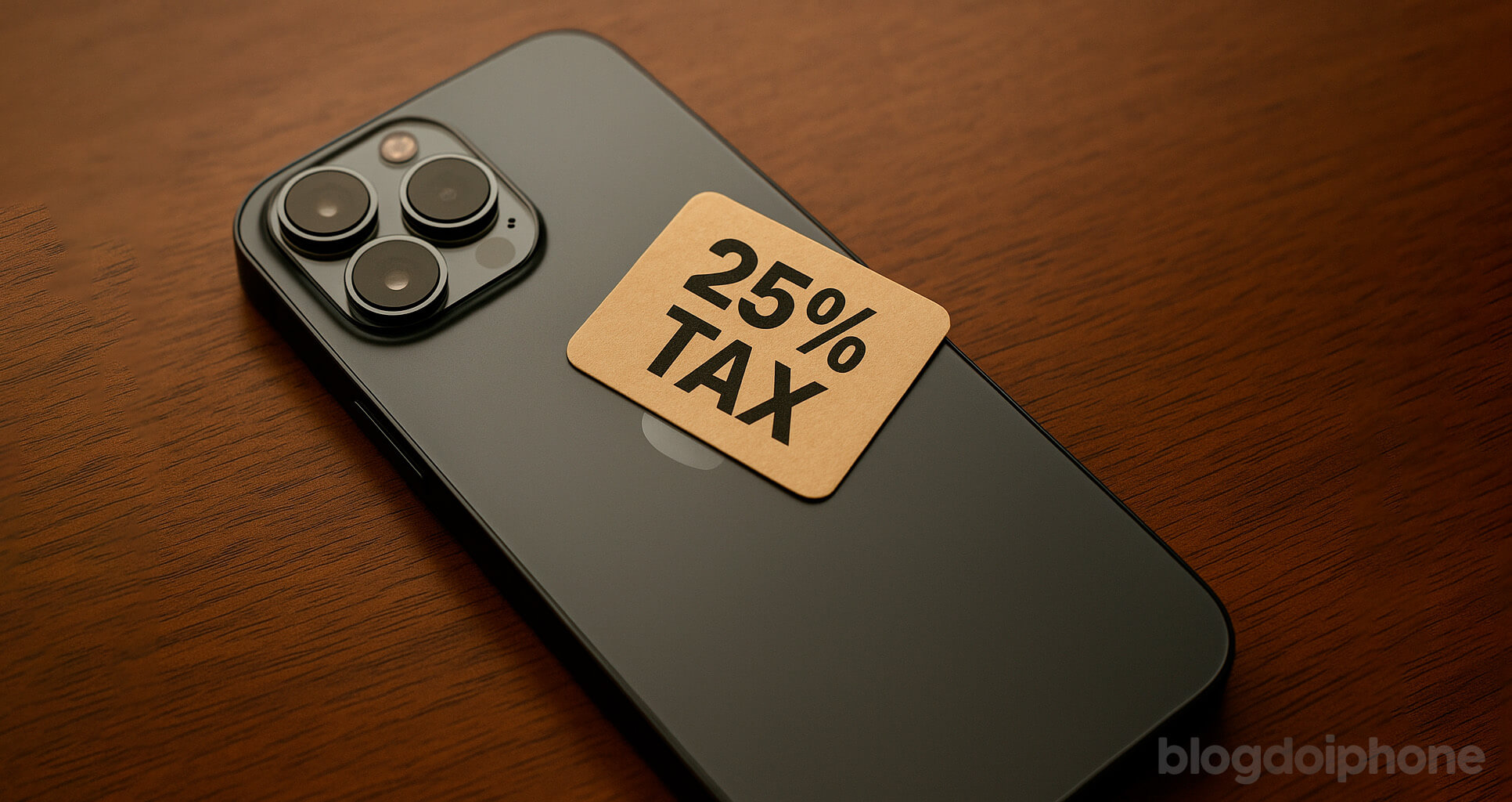 iPhone taxa Trump de 25