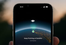 Conexão por satélite