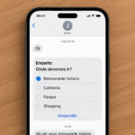 Enquete iMessage iOS 26