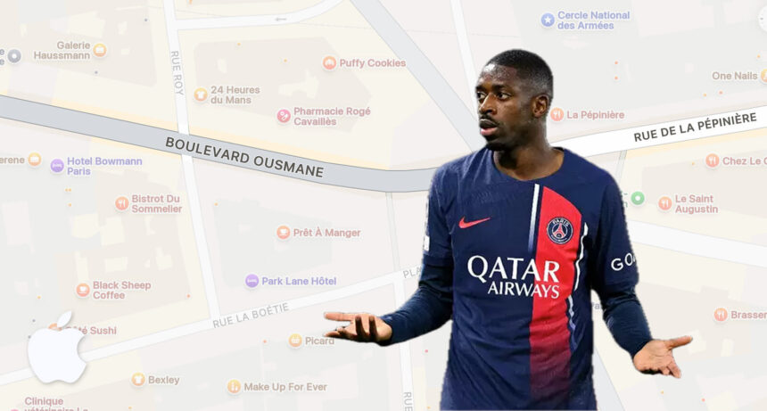 Mapas Apple Paris