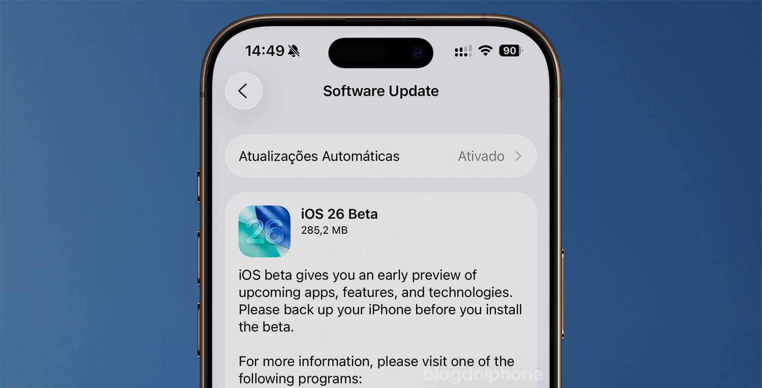 iOS 26 beta