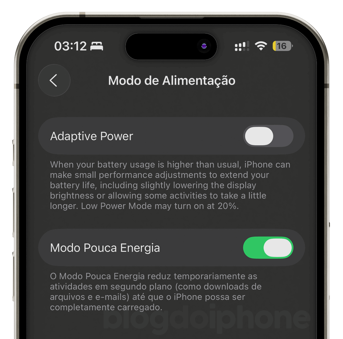 iOS 26 Adaptive Power