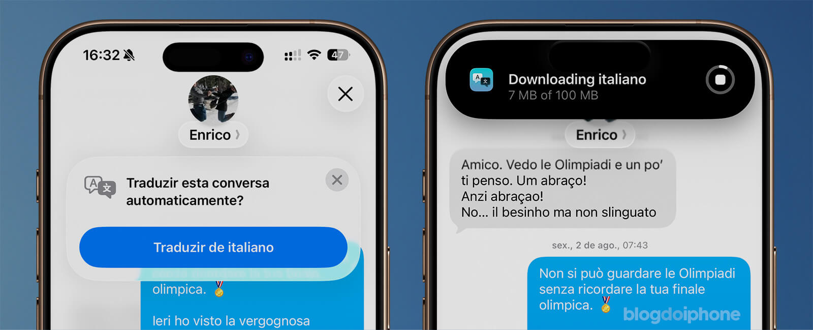iOS 26 Tradução ao Vivo