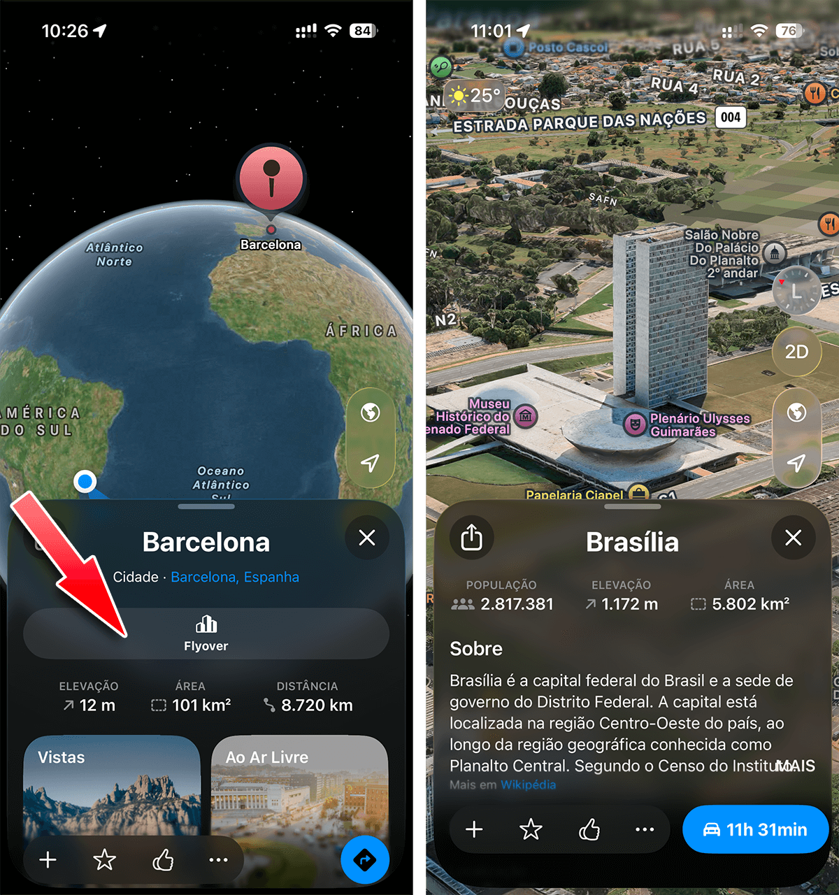Flyover no iOS