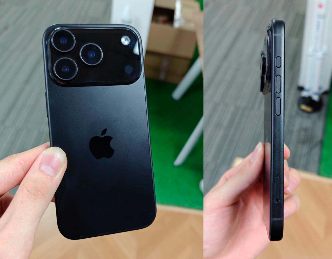 Mockup iPhone 17 Pro lado » Blog do iPhone iPhone 17 Pro maquete